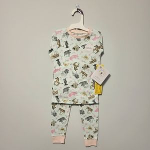 New with tags! Burt's Bees Kids Snug Fit Pajamas in 3T